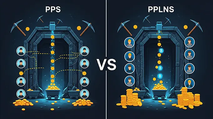 Comparing Different Mining Pool Payout Schemes: PPS vs PPLNS