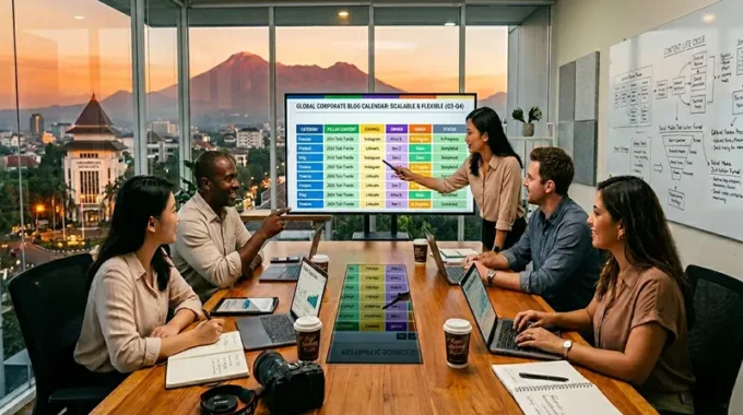 How to Create a Scalable Content Calendar for a Corporate Blog