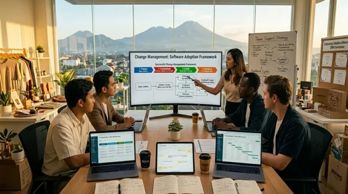 Successful Change Management Frameworks for Introducing New Software to a Resistant Team